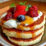 Lemon Yogurt Pancakes
