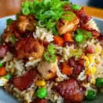 Chicken and Bacon Fried Rice