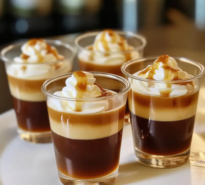 Caramel Macchiato Jello Shots
