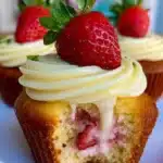 Strawberry Lemonade Cupcakes