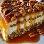 Crème Brûlée Caramel Pecan Cake