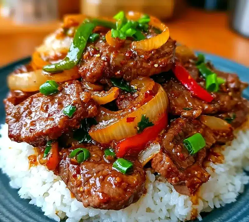 Oyster Sauce Beef Onion Stir-Fry
