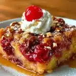 Easy Pineapple Cherry Dump Cake