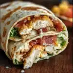 Crispy Bacon Chicken Ranch Wraps