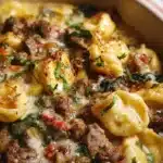 Philly Cheesesteak Tortellini Pasta