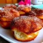 Grandma’s Fluffy Cinnamon Sugar Donut Muffins