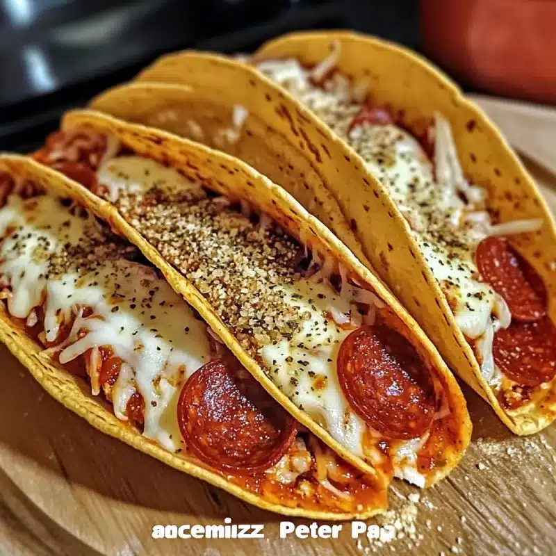 Pizza Pepperoni Tacos