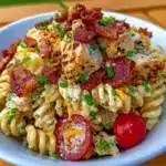 Chicken Bacon Ranch Pasta Salad
