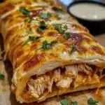 BBQ Chicken Cheese Stromboli