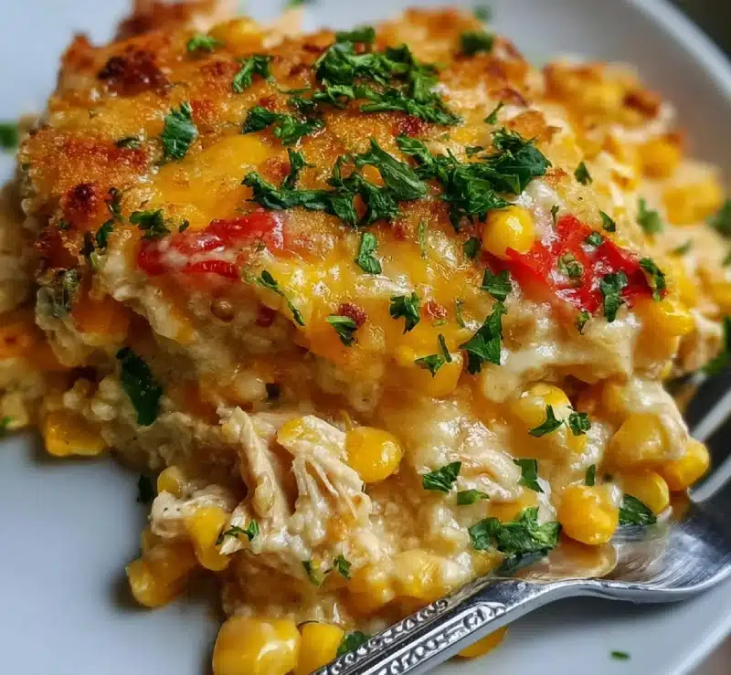 Street Corn Chicken Casserole