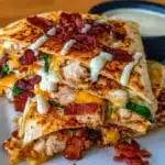 Chicken Bacon Ranch Quesadillas