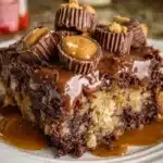Peanut Butter Cup Dump Cake