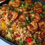 Shrimp Dirty Rice Skillet