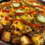 Cheeseburger Potato Skillet