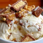 Snickers & Reese’s Cookie Dough Ice Cream