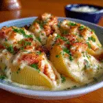 Garlic Butter Lobster-Filled Jumbo Pasta Shells