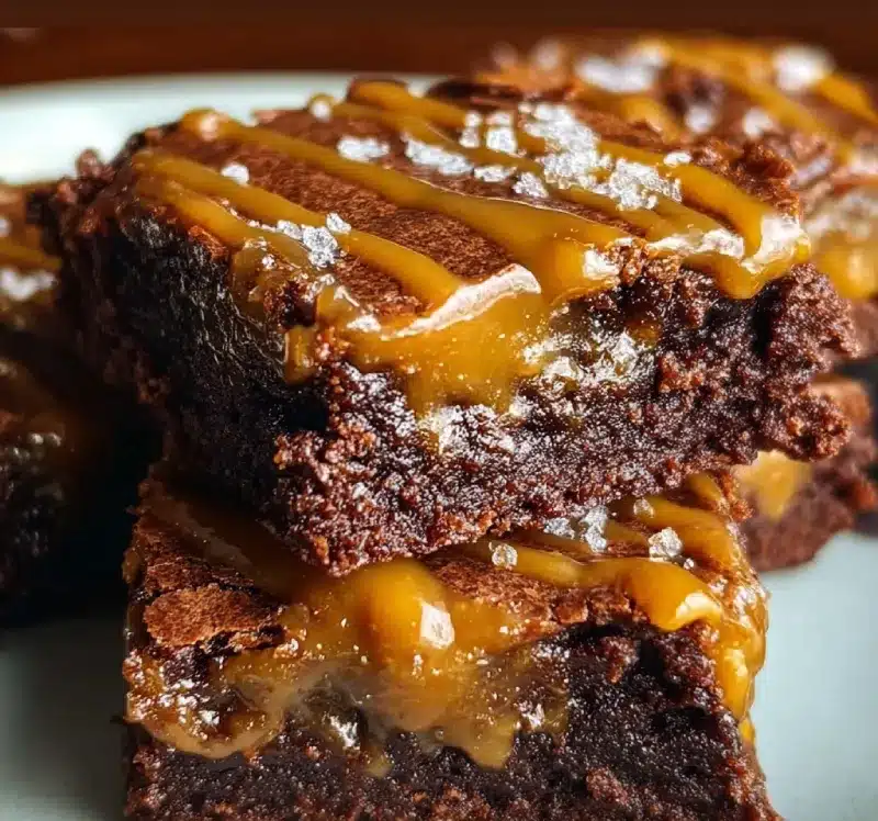 Salted Caramel Brownies
