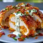 Creamy Bacon-Stuffed Doritos Chicken