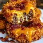 Loaded Bacon Cheeseburger Onion Rings