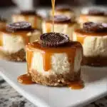 Mini Caramel Cheesecakes