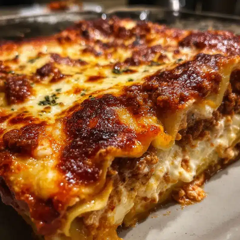 Cheesy Classic Lasagna 1 Cheesy Classic Lasagna