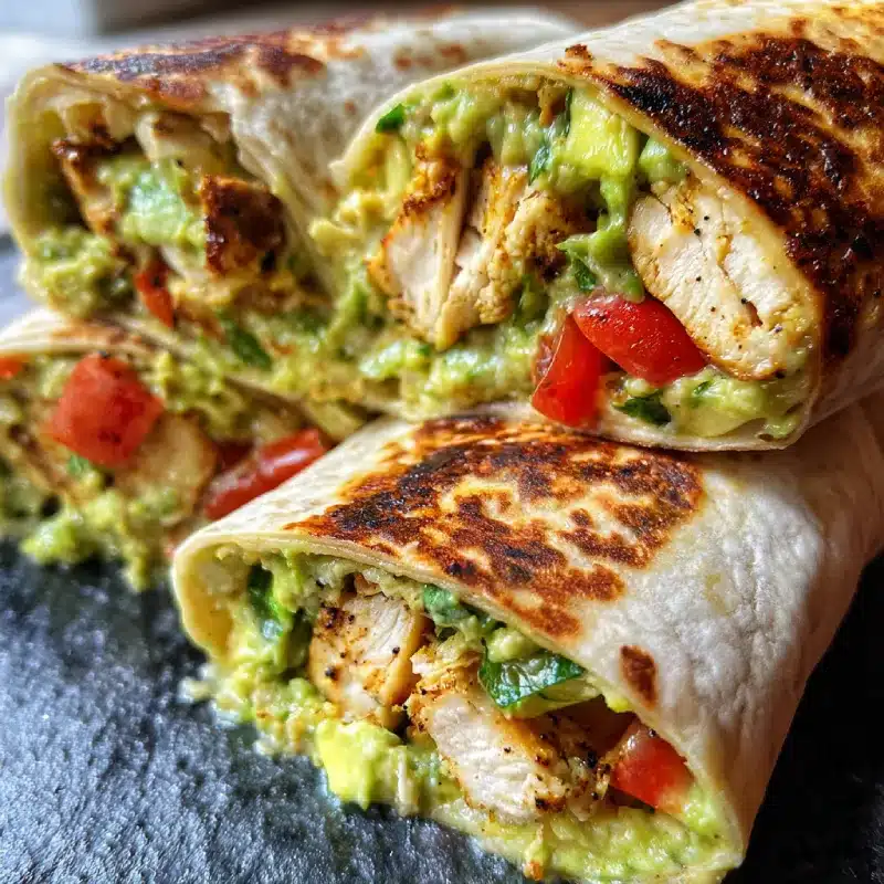 Zesty Avocado Chicken Wraps 1 Zesty Avocado Chicken Wraps