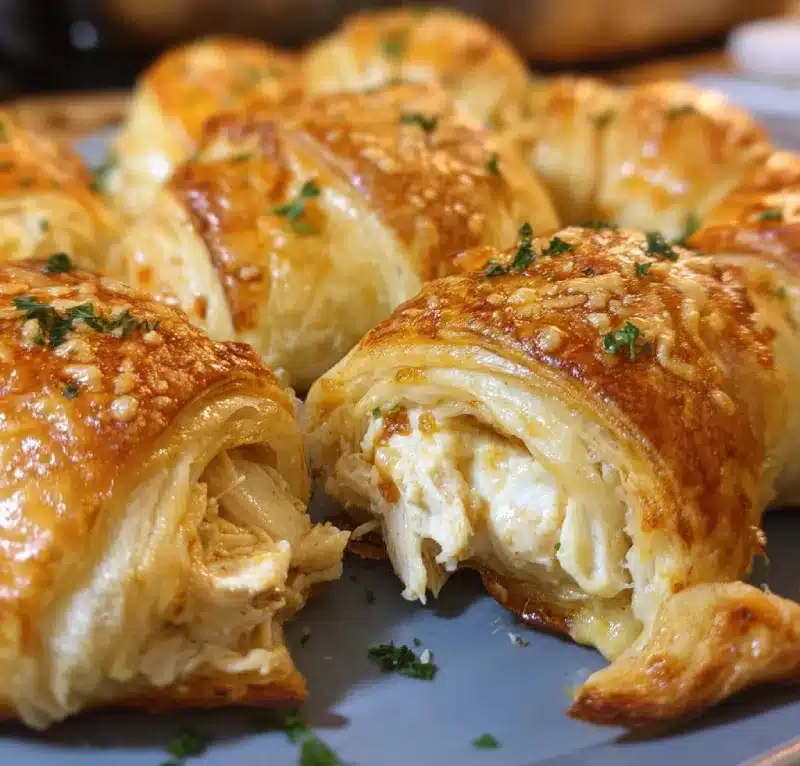 Cheesy Chicken Crescent Rolls 1 Cheesy Chicken Crescent Rolls