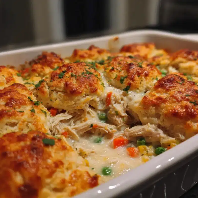 Chicken Bubble Biscuit Bake Casserole 1 Chicken Bubble Biscuit Bake Casserole