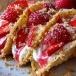 Strawberry Crunch Cheesecake Tacos