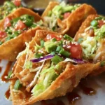 Crispy Chicken Wonton Tacos