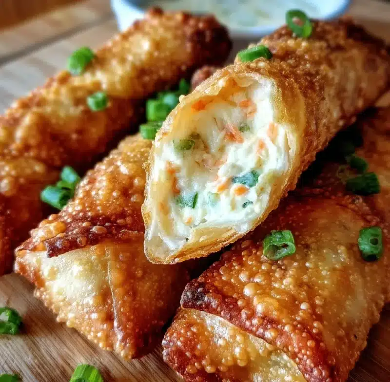Crab Rangoon Egg Rolls Recipe