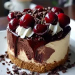 Chocolate and Cherry Cheesecake
