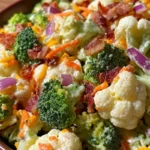 Broccoli Cauliflower Salad